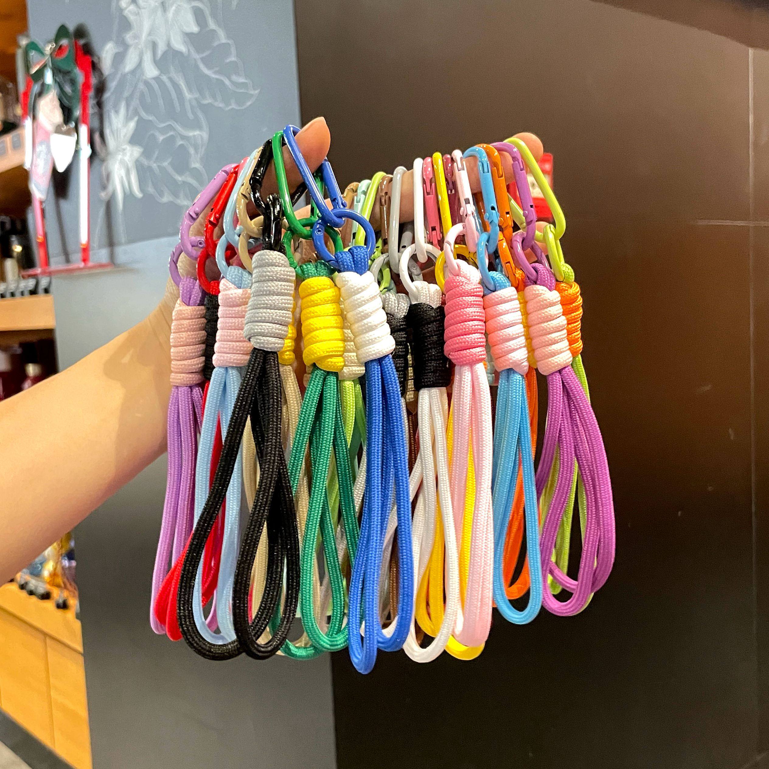 手工编织布绳手机壳挂绳双绳结实防丢手腕钥匙扣挂链个性精致挂件,节庆用品/礼品,钥匙扣,淘宝优惠券,粉丝福利购,淘宝优惠卷