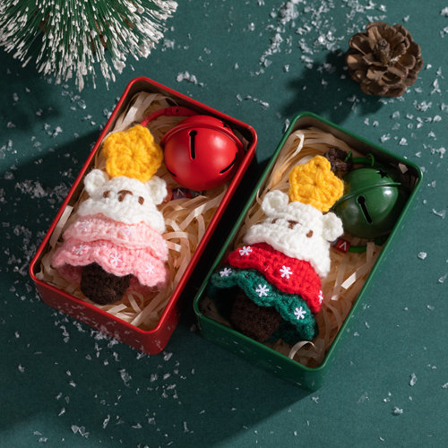 圣诞节礼物小挂件铁盒送女生实用