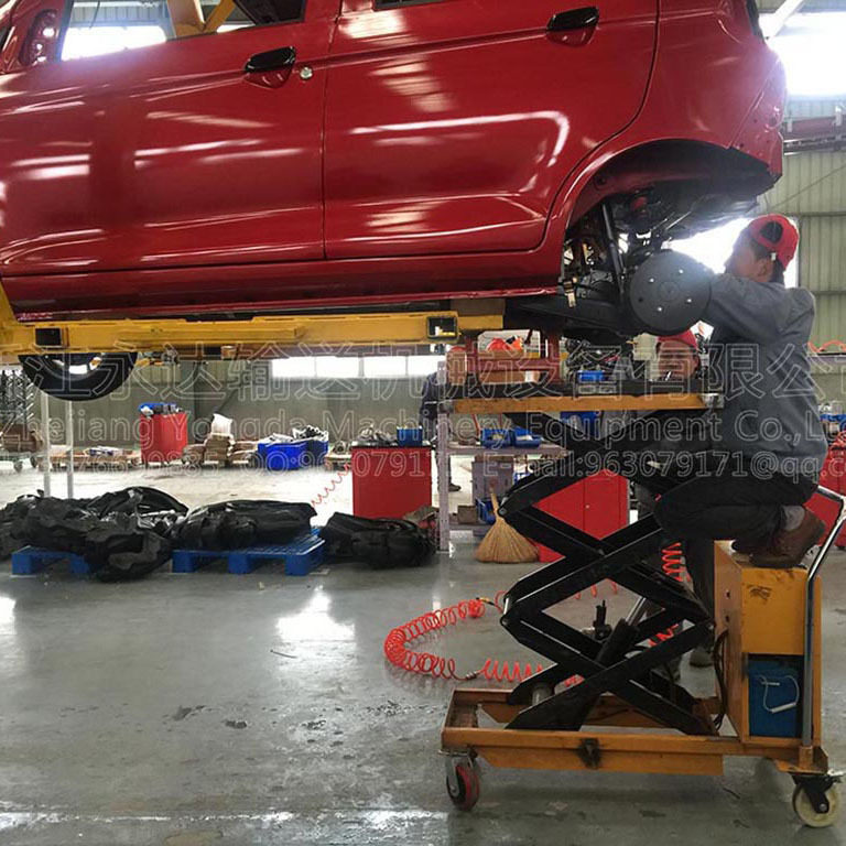 新能源汽车、客车、卡车、货车总装流水线电动车液压上后桥