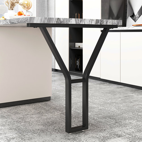 餐台脚支撑单边脚桌腿支架支撑