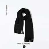 2026日本围巾羊绒男女秋冬季 保暖日系羊毛围脖潮百搭加厚长披肩