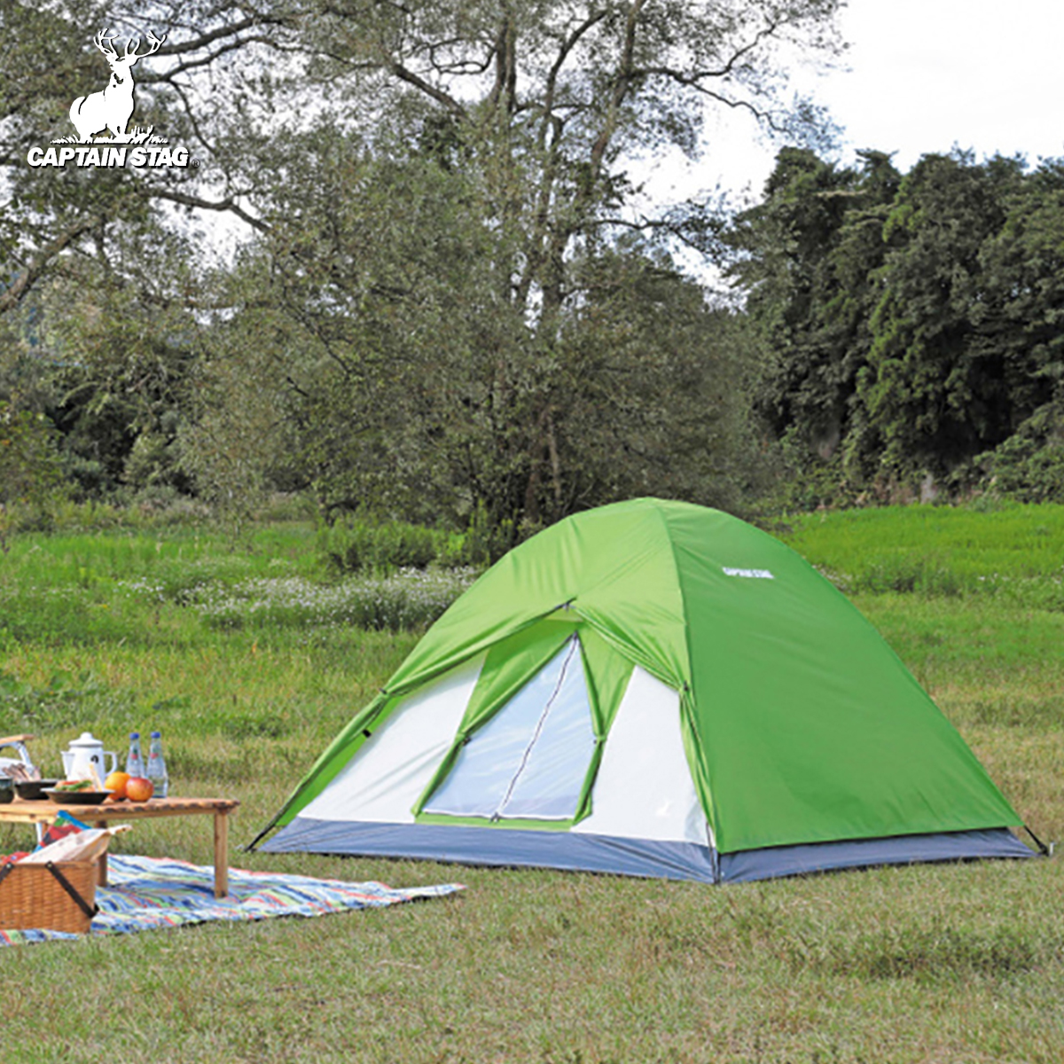 CAPTAINSTAG户外帐篷家庭露营