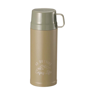 CAPTAIN STAG 不锈钢保温杯户外水杯大容量便携水杯恒温杯盖直饮