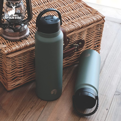 户外保温杯CaptainStag不锈钢