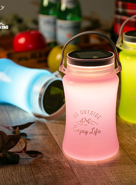 CAPTAIN STAG太阳能灯户外露营USB充电超长续航防水LED营地灯夜灯