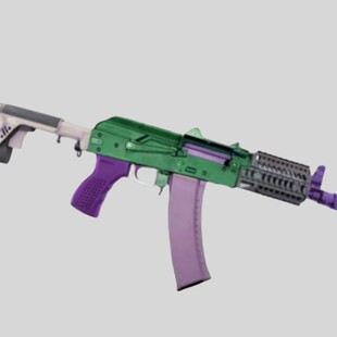 ds泽宁特74u科教玩具电动连发解压模型道具肥肥钢镚