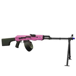 RPK钢身实木金波火控电动连发冲锋科教模型训练道具肥肥钢镚