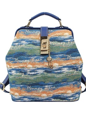 H-210 HENNEYBEAR轩尼双肩包单肩斜挎大容量卡通可爱原创设计背包