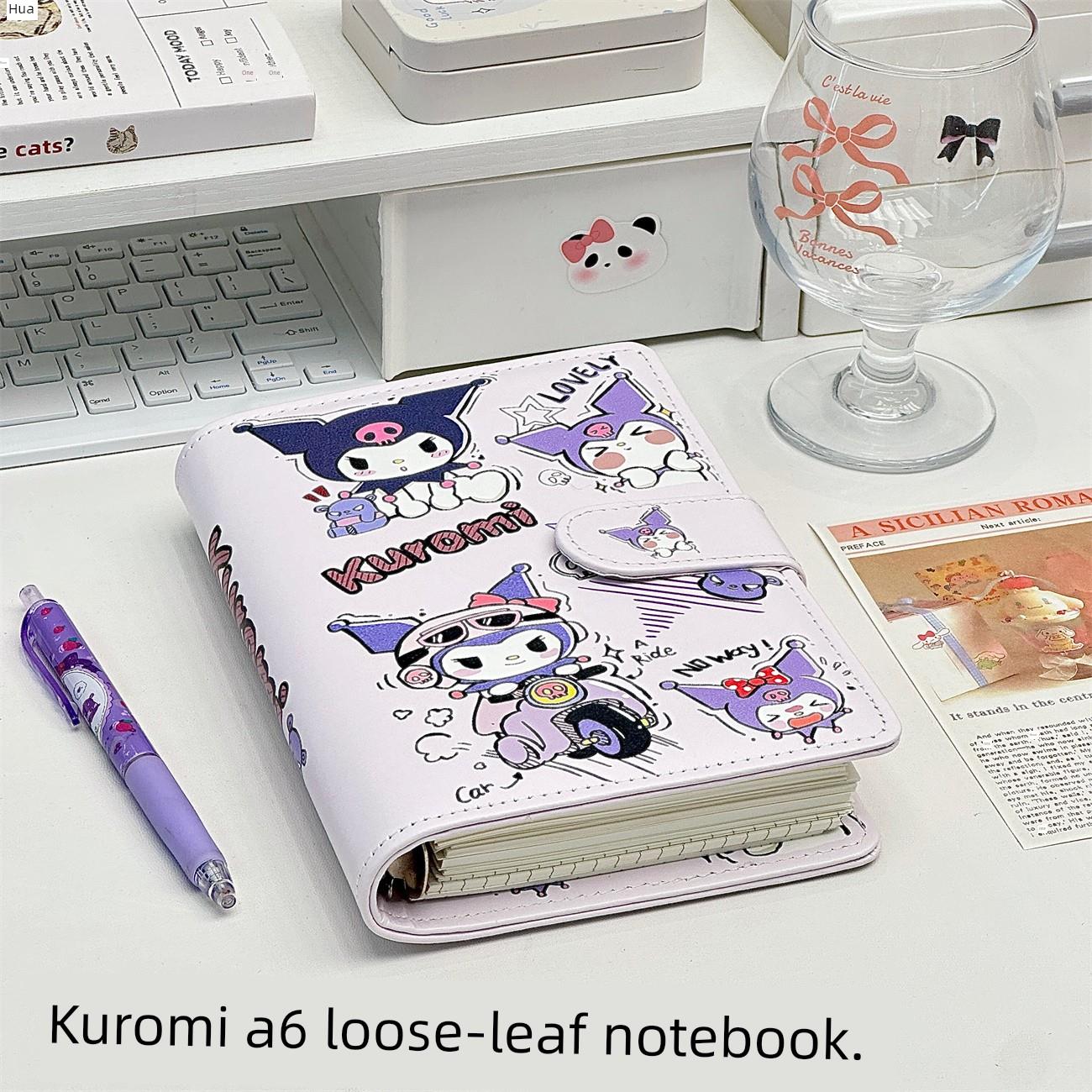 黑美A6Pu活页本高颜值软皮磁性笔记本加厚横线空白记事本