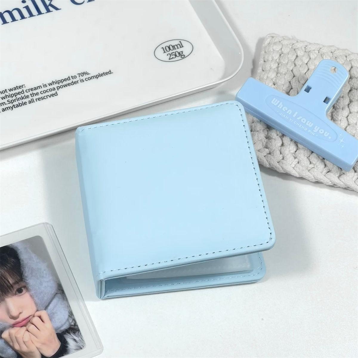 纯色卡册一宫格相簿ins风高颜值单格拍立得活页追星小卡收纳册trf