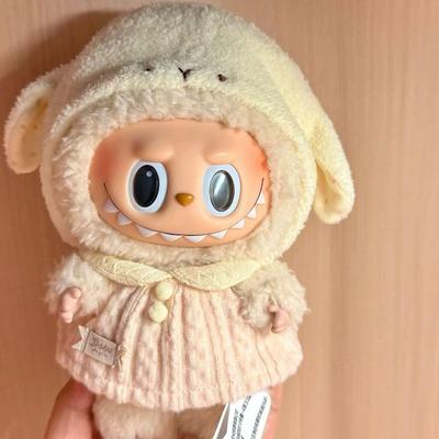 17cm拉布布衣服搪胶公仔娃衣挂件毛绒玩偶换装着替套装