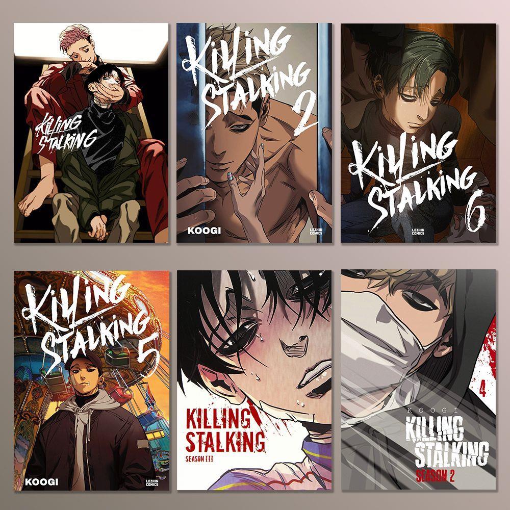 ins动漫杀戮跟踪海报学生房间卧室墙面上背景装饰文化墙贴A4贴画