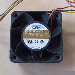 4028 12V 0.66A 全新 4线PWM DB04028B12U 4厘米 服务器风扇 AVC