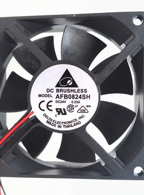 原装 台达 AFB0824SH 8025 0.33A 双滚珠 DC24V变频器散热风扇8cm