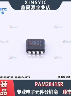 全新原装 PAM2841SR 封装 MSOP-8 丝印 P2841 LED驱动芯片