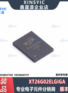 原装 XT26G02ELGIGA 封装 LGA-8(6x8) 2Gbit NAND FLASH 存储器