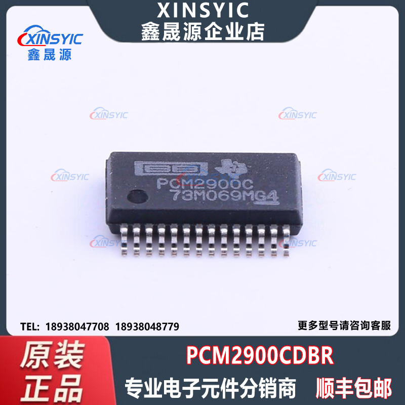 全新原装 PCM2900CDBR 封装 SSOP-28 编解码器 音频接口芯片