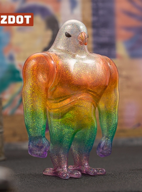 PLZDOT正版 小鸟芋圆周边色禽势力大娃 手办潮玩玩具桌面摆件礼物