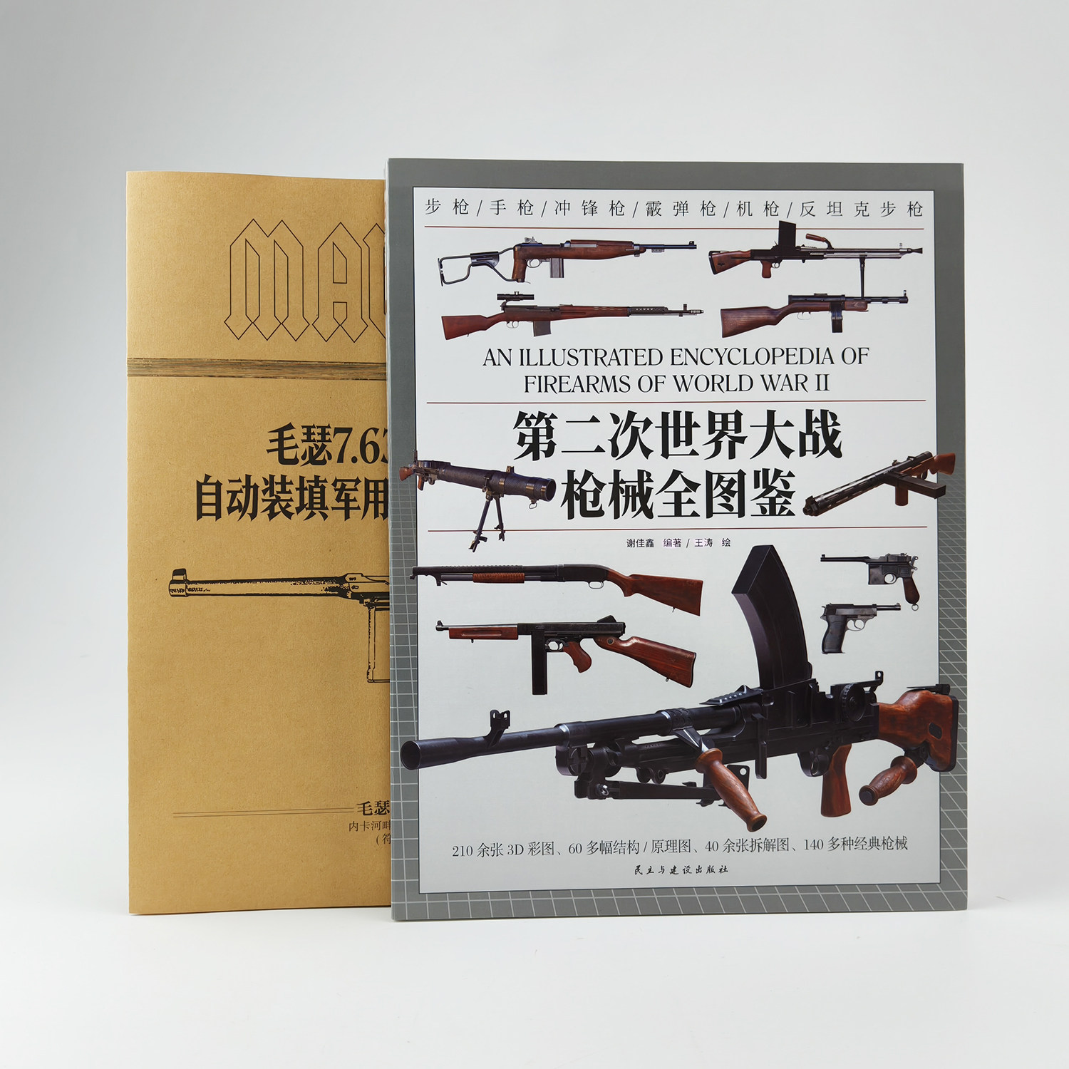 第二次世界大战枪械全图鉴 赠毛瑟驳壳枪图解  武器装备 军事科普 军事启蒙  经典名枪，构造、原理、性能深度解析