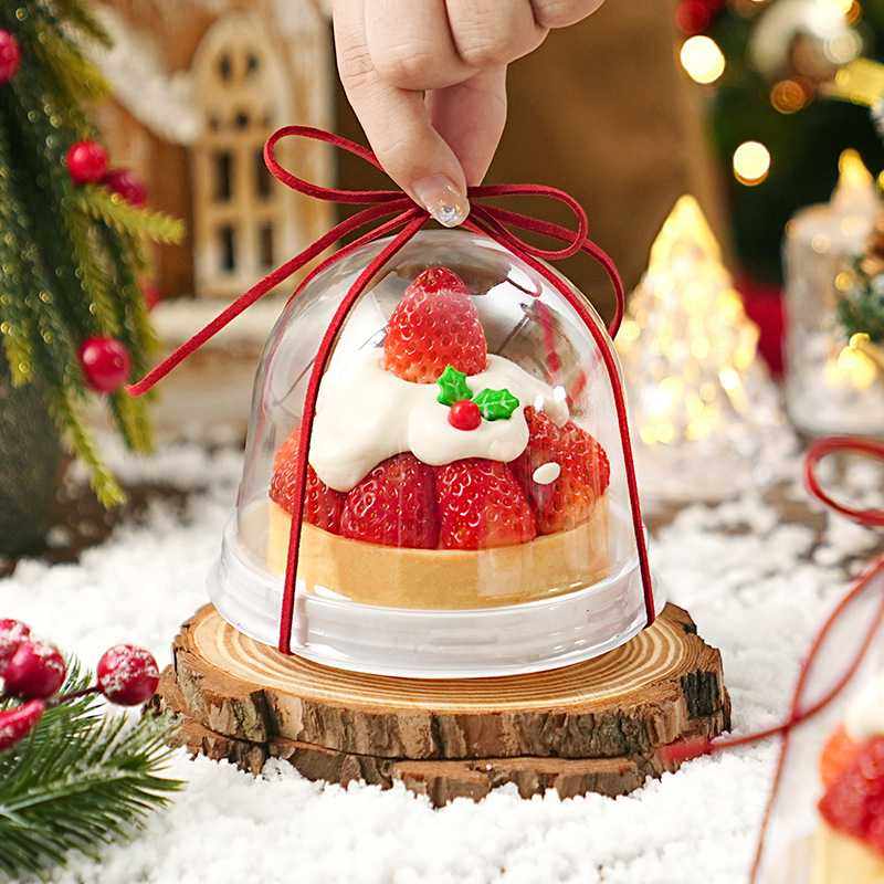 2英寸圣诞小蛋糕包装盒透明圆形草莓西点打包盒子送礼物家用烘焙,节庆用品/礼品,蛋糕/烘焙装饰用品,淘宝优惠券,粉丝福利购,淘宝优惠卷