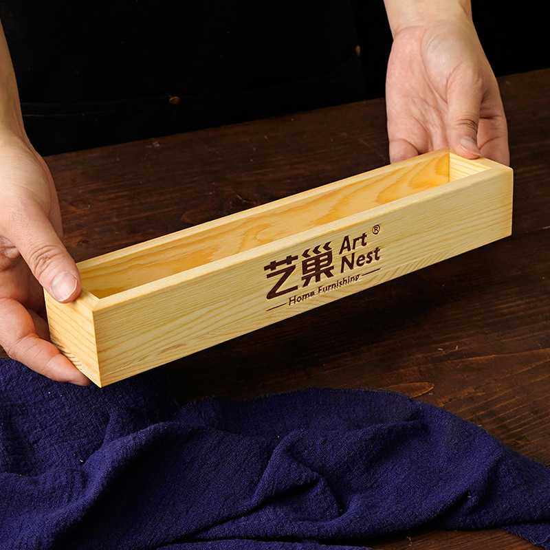 饼干木质整形器天然实木模具方形蔓越莓曲奇木框造型家用烘焙工具