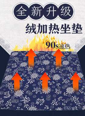 艾绒坐垫电加热艾草养生热敷包毯座垫理疗仪办公室臀部艾灸垫子