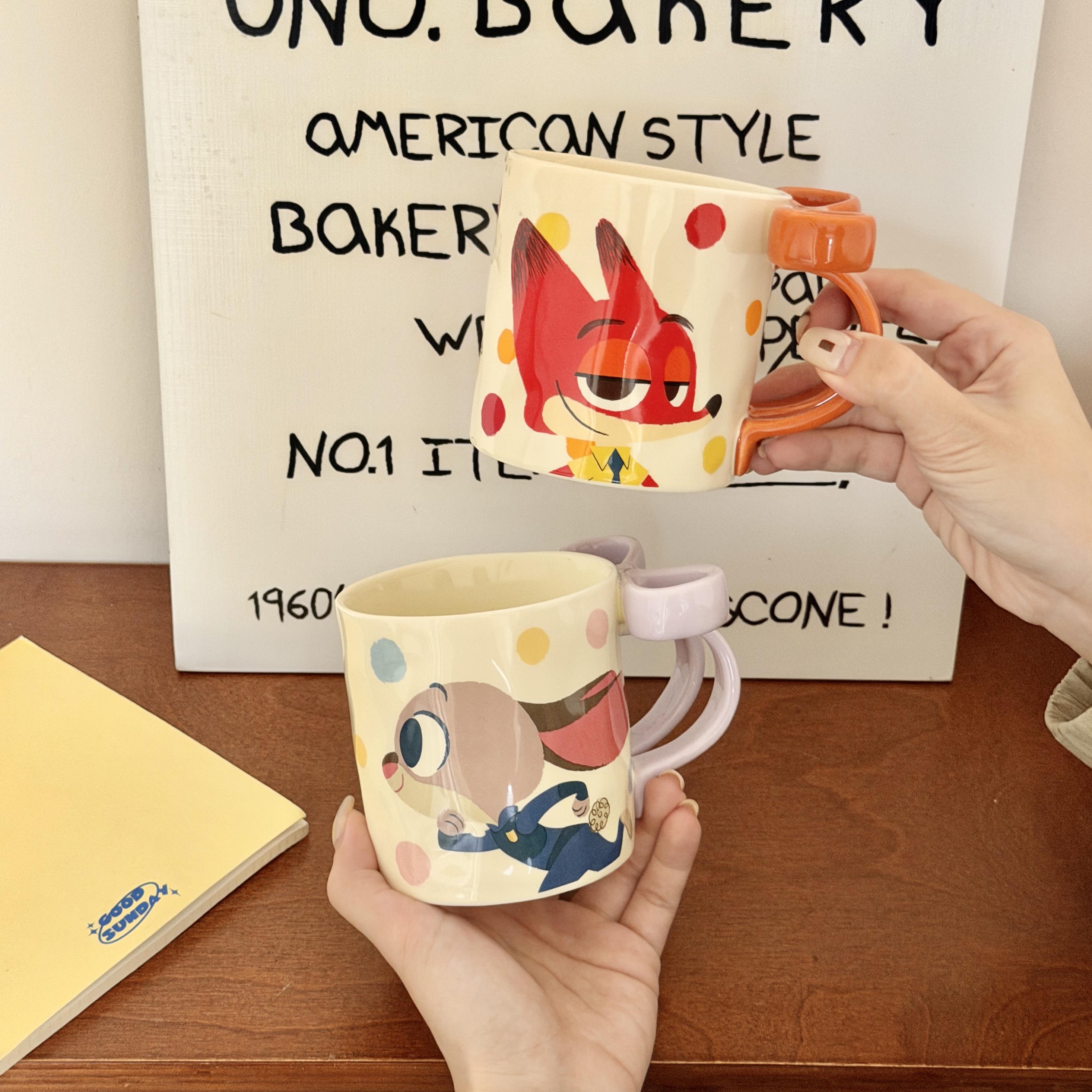 新款原创朱迪尼克陶瓷马克杯高颜值情侣生日礼物咖啡杯礼盒水杯