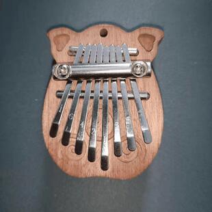 8音迷你拇指琴卡林巴实木八音五指琴便携初学者手指琴乐器式 工厂