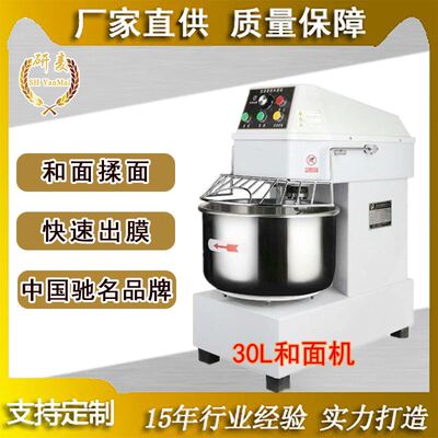 dough kneader两档商用和面机干粉混合面团慢速快速揉面出膜