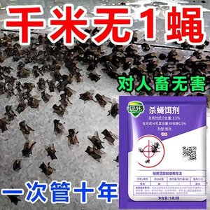 苍蝇药【速灭苍蝇】一扫光厨房饭店养殖场高效灭蝇王无毒无味饵料