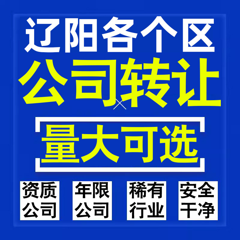 辽阳公司股权转让收购买科技贸易教育传媒咨询类公司营业执照注册