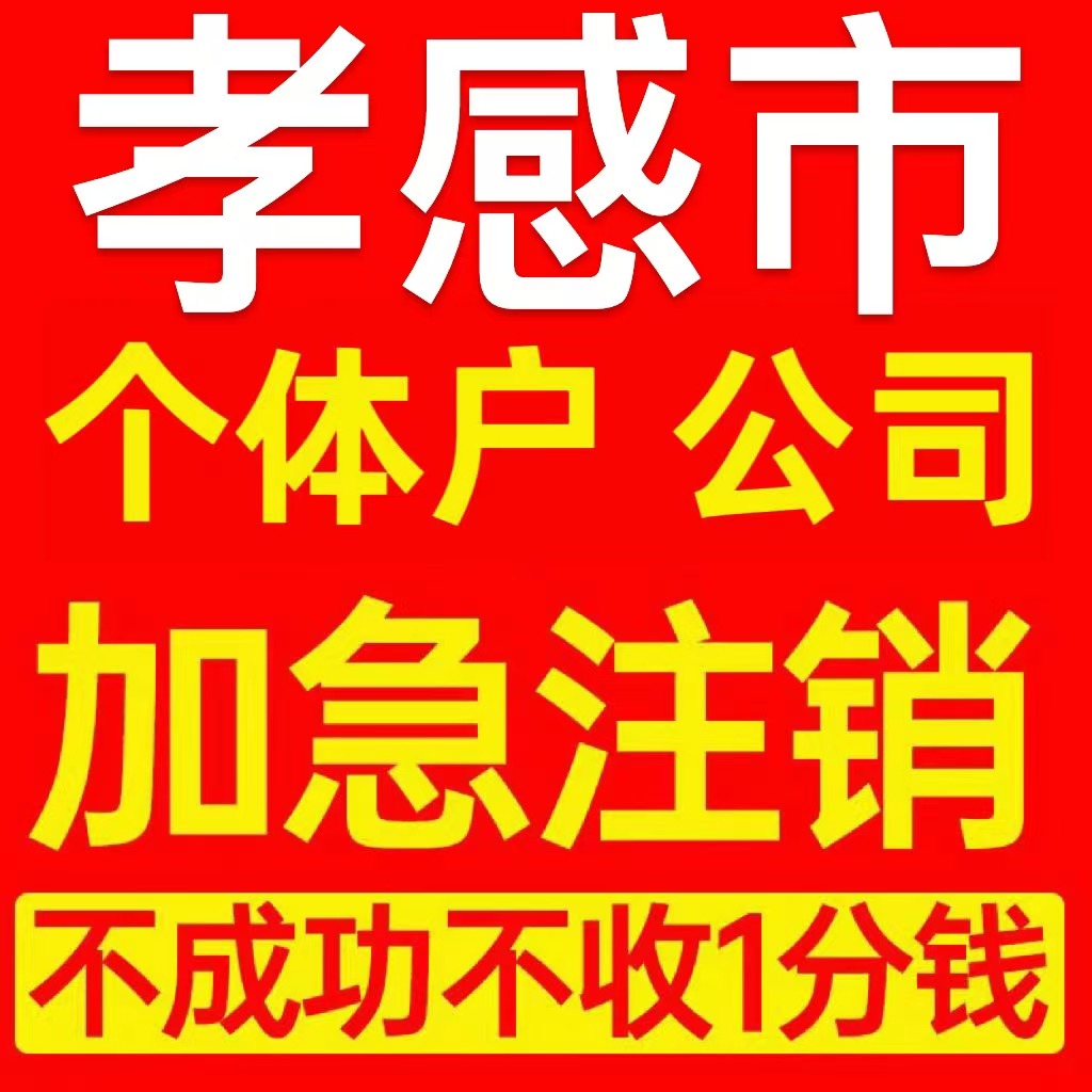 孝感市云梦县个体户注销营业执照代办企业异常公司注册电商执照