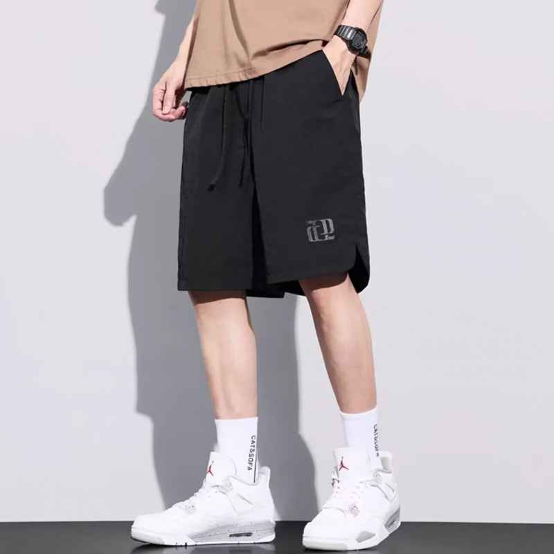 2025新款夏季男士短裤透气宽松青少年百搭男款速干休闲五分裤潮流