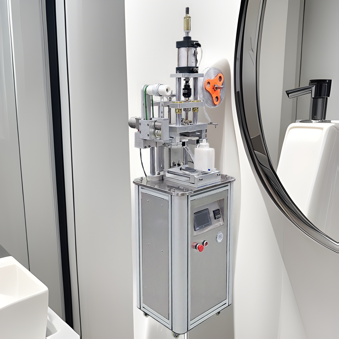 非标自动PVC软管洗面奶封口机 牙膏铝箔热压封口机 护肤品包装机