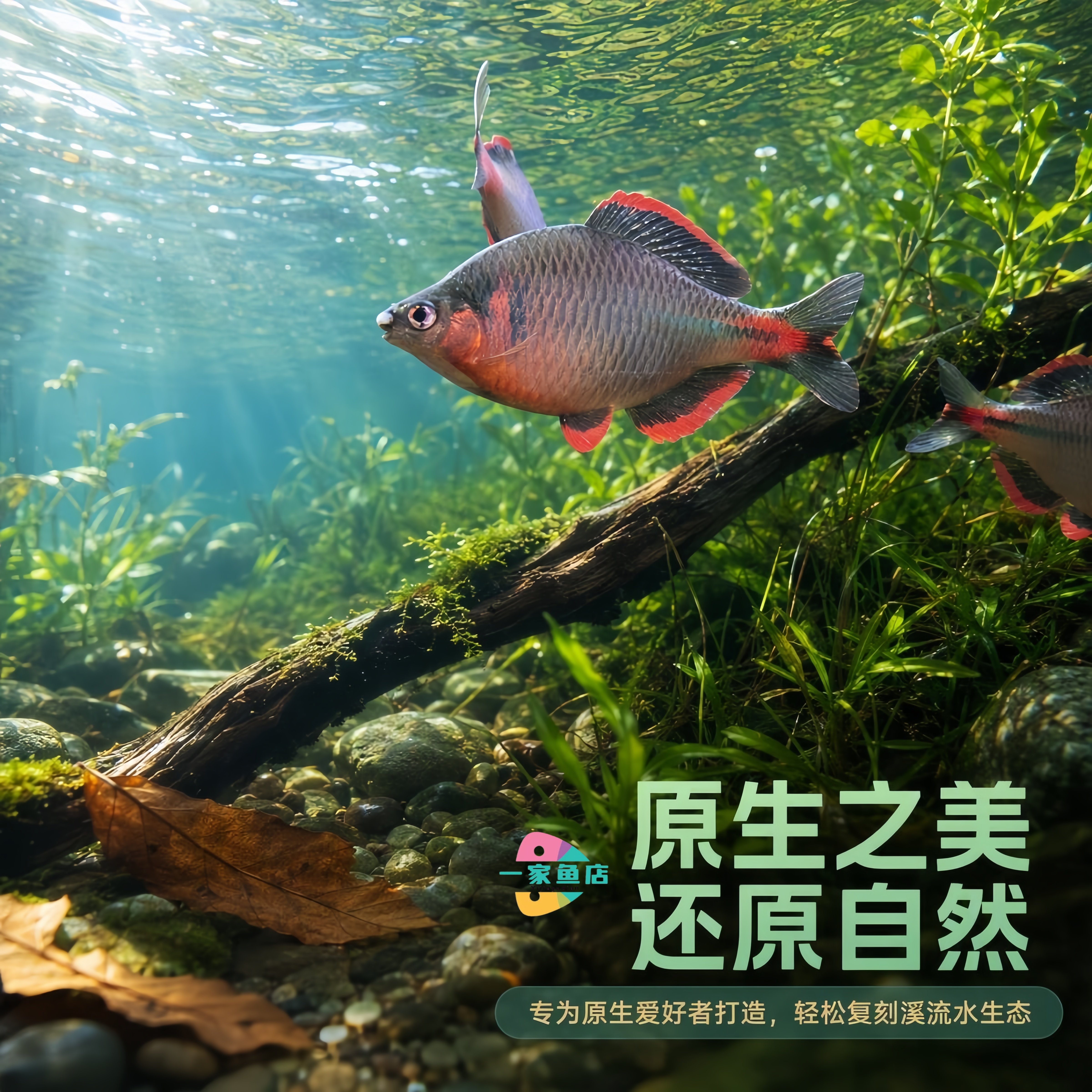 红边鳑鲏原生观赏鱼小型淡水群游除藻新手易养活体温顺溪流冷水鱼