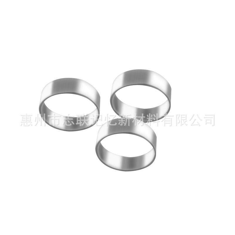 定制紧固环镍钛形状记忆合金镍钛记忆环镍钛记忆合金惠州深圳东莞