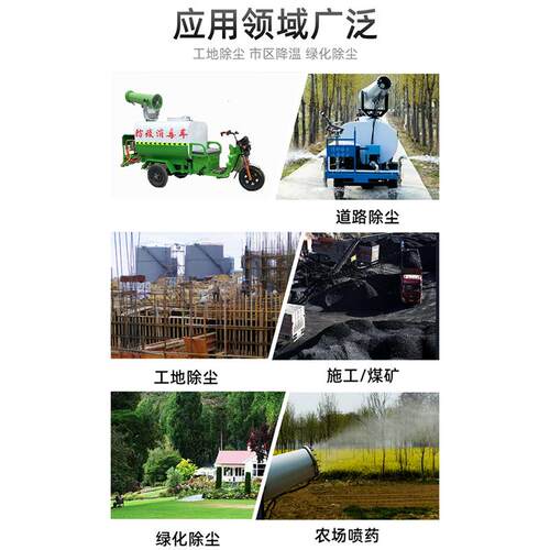 雾炮三轮洒水车电动洒水车喷洒车2吨3方三马冲洗车工地降尘洒水车