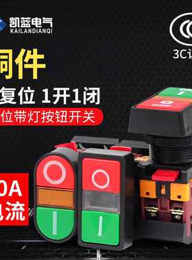上海马可按钮APBB-22N-25N PPBB双键双位带灯控制开关复位220V24V