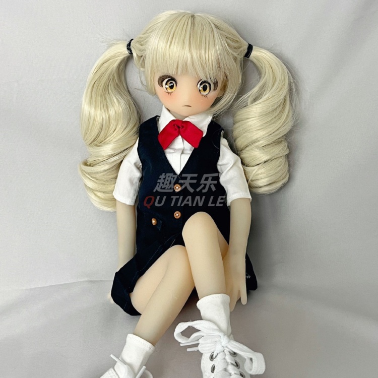 bjd娃娃迷你型二次元手办全硅胶