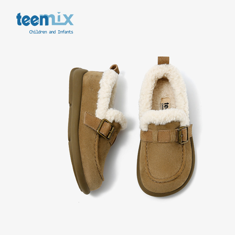 天美意儿童棉鞋女童雪地靴冬季加绒男童豆豆鞋2025新款宝宝毛毛鞋,童鞋/婴儿鞋/亲子鞋,雪地靴,淘宝优惠券,粉丝福利购,淘宝优惠卷