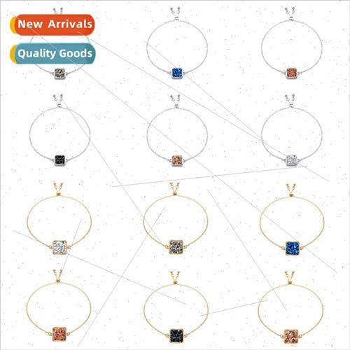 Europe popular square crystal cluster bracelet fashion imati