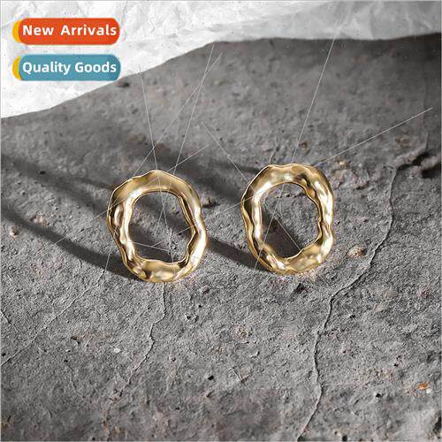 Skeleton earrings 925 silver women French retro small earrin