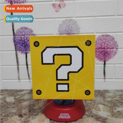 Large rechargeable audible question mark lamp LED night ligh