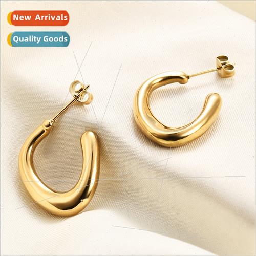 Europe ins new fashion simple irregular opening U-shaped sta