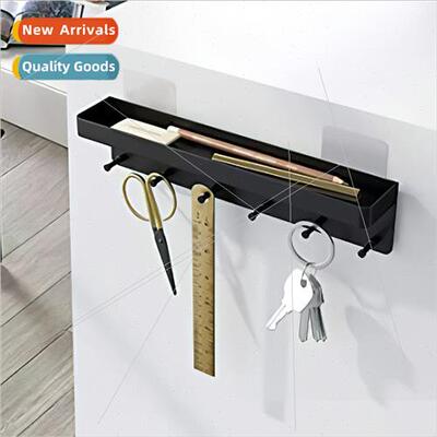 Hooks Keychains Letters Keychains Wall Mounted with Tray Key