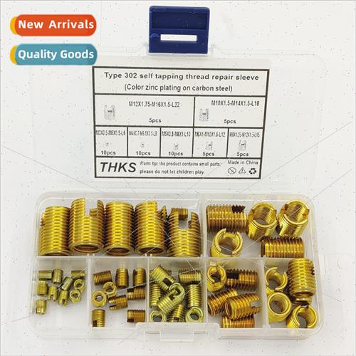 50pcs Type 302 Colored Zinc Plated -Tapping Sleeves Thread R