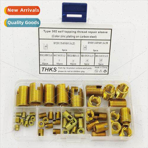 50pcs Type 302 Colored Zinc Plated -Tapping Sleeves Thread R