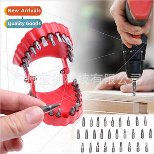 1pc box creative oral modeling denture drill holder ornament
