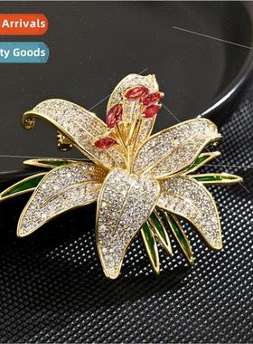 Korea Korea gorgeous flowers modeling brooch elegant delicat