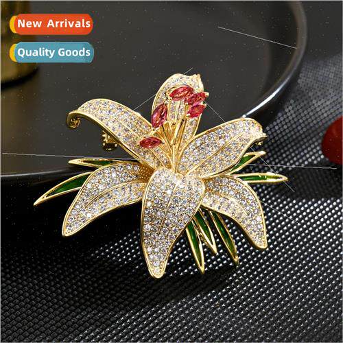 Korea Korea gorgeous flowers modeling brooch elegant delicat